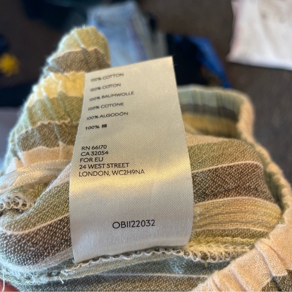 Free People Jones Beach Wide Leg Striped Drawstring Pants XS - Picture 9 of 13